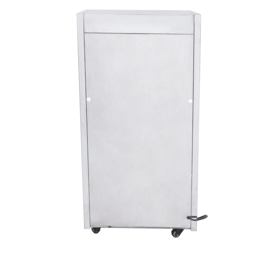 White Westinghouse WDE 110S dehumidifier by JET INDIA showing a sleek appliance with a digital control panel and vented front.