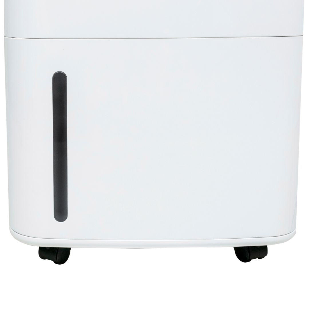 White Westinghouse AWHD-20L dehumidifier by JET INDIA showing digital control panel and compact design for home use