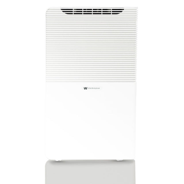 White Westinghouse AWHD-50L dehumidifier by JET INDIA with digital controls and a 50-litre daily moisture removal capacity.