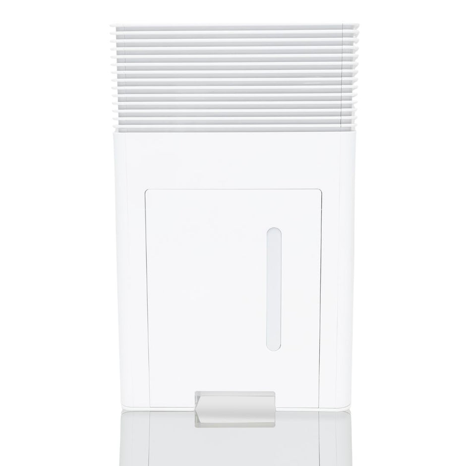 White Westinghouse AWHD-40L dehumidifier by JET INDIA, showing the appliance with digital controls and a water tank in a modern setting.