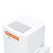 White Westinghouse AWHD-12L dehumidifier by JET INDIA showing front view with digital controls and water collection tank.