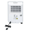 White Westinghouse AWHD-20L dehumidifier by JET INDIA, showing a compact appliance with digital controls and a water collection tank.