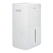 Westinghouse AWHD-307L white dehumidifier by JET INDIA showing front view with digital control panel and water collection tank