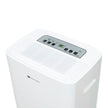 White Westinghouse AWHD-307L dehumidifier by JET INDIA showing a sleek appliance with a digital control panel and water collection tank
