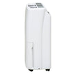 White Westinghouse AWHD-20L dehumidifier by JET INDIA showing a sleek design with digital controls and a water collection tank.