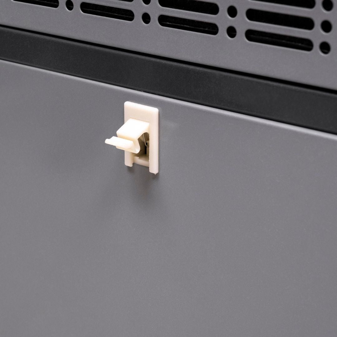 White Westinghouse WDE-110P dehumidifier by JET INDIA, 110 liters per day, showing the appliance with a digital control panel.