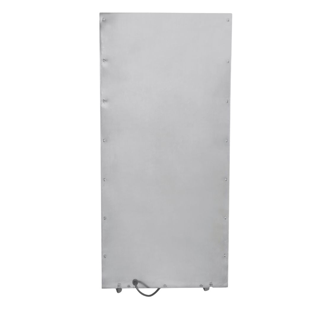 White Westinghouse WDE-190S dehumidifier by JET INDIA showing front view with digital controls and vents for 190 liters per day moisture removal.