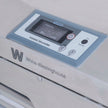 White Westinghouse WDE 110S dehumidifier by JET INDIA, 110 liters per day, showing the sleek design and control panel.