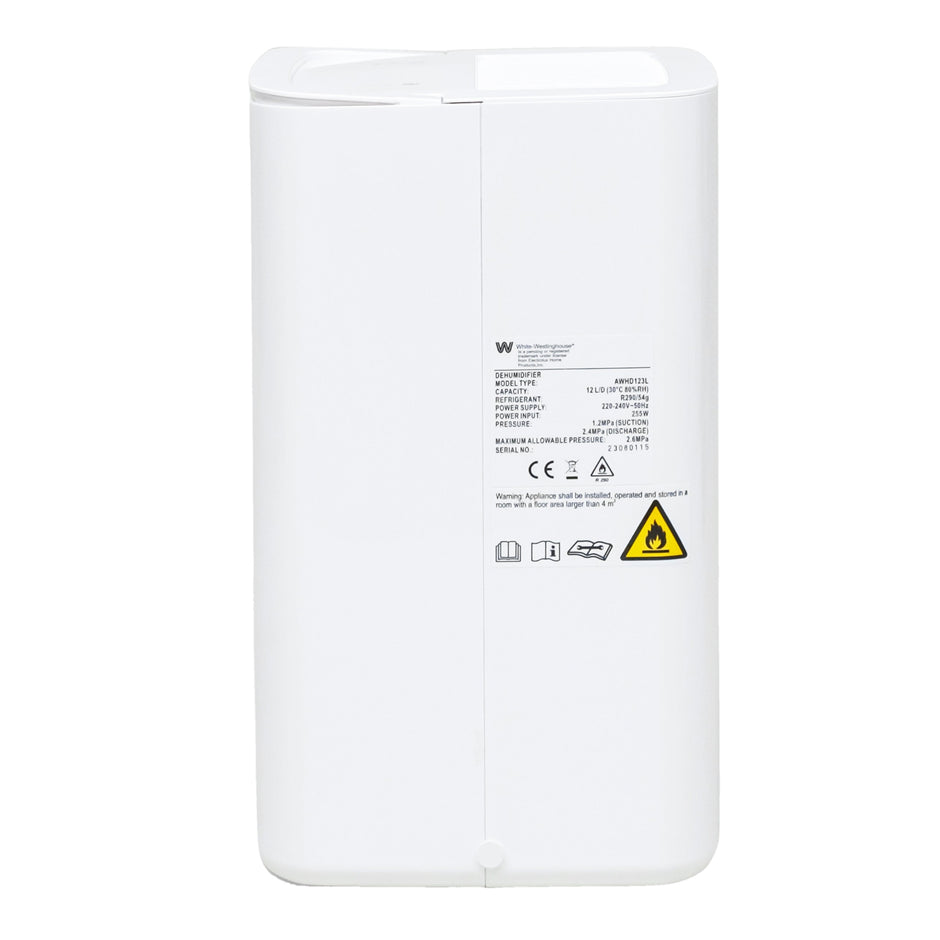 AWHD-120L White Westinghouse Dehumidifier - 12 Litres/Day