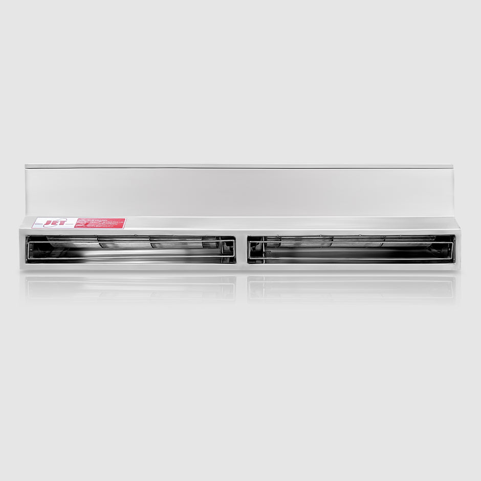 JET EOHV Air Curtain — Stainless Steel, High Velocity (12–14 m/s)