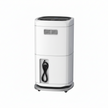 White Westinghouse WDE 606 dehumidifier by JET INDIA, showing a sleek appliance with digital controls on a modern background.